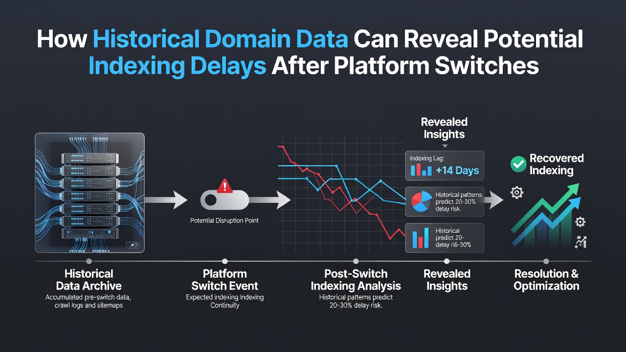 How Historical Domain Data Can Reveal Potential Indexing Delays After Platform Switches